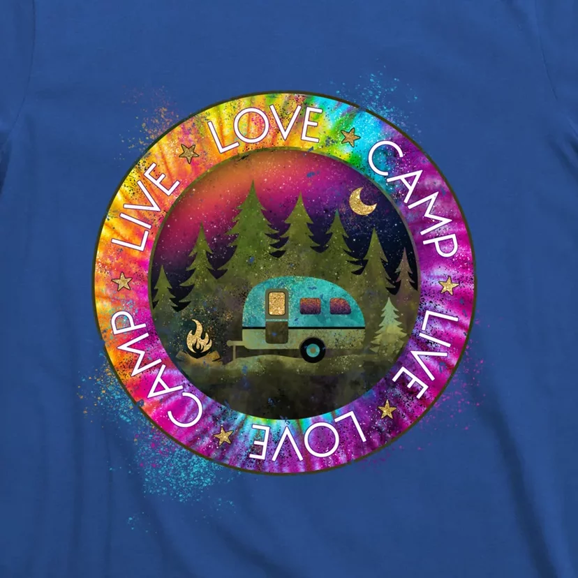 Live Love Camp Life Camping Trip Camping Outfit Happy Camper Gift T-Shirt