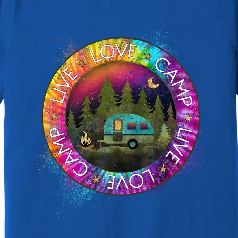 Live Love Camp Life Camping Trip Camping Outfit Happy Camper Gift Premium T-Shirt