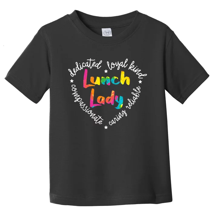 Lunch Lady Cafeteria Worker Dinner Lady Cook Job Profession Toddler T-Shirt