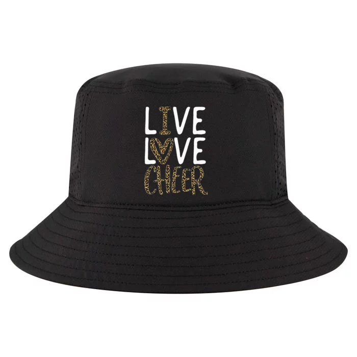 Live Love Cheer Girl Cheerleading Cheerleader Cool Comfort Performance Bucket Hat