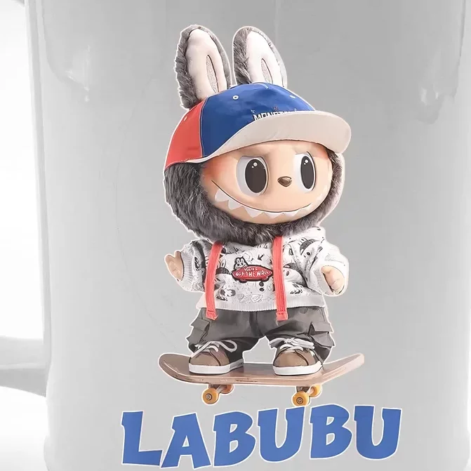 Labubu Lover Cute Labubu Party Meme Front & Back Beer Stein