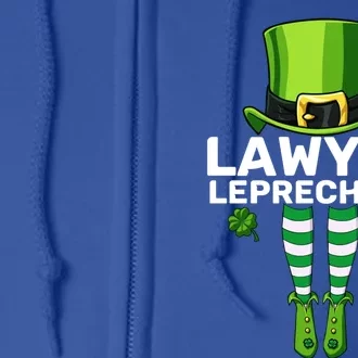 Lawyer Leprechaun Costume Gift Cute Gift Matching Family Gift Full Zip Hoodie