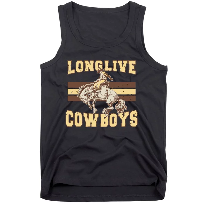 Long Live Cowboys Western Tank Top