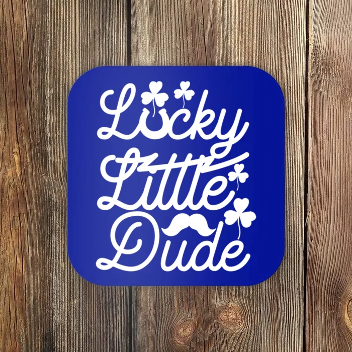 Lucky Little Dude Funny Graphic St Patricks Day Funny Gift Funny Gift Coaster