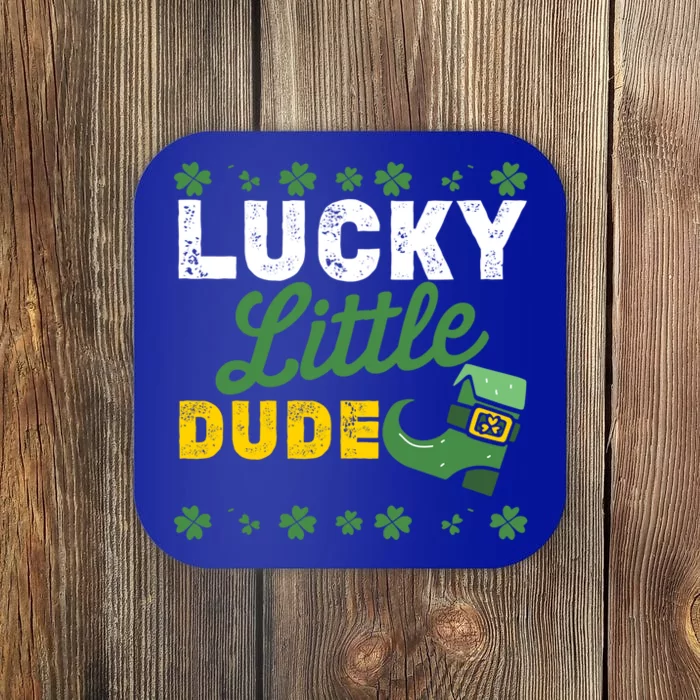 Lucky Little Dude Funny St Patricks Day Gift Coaster