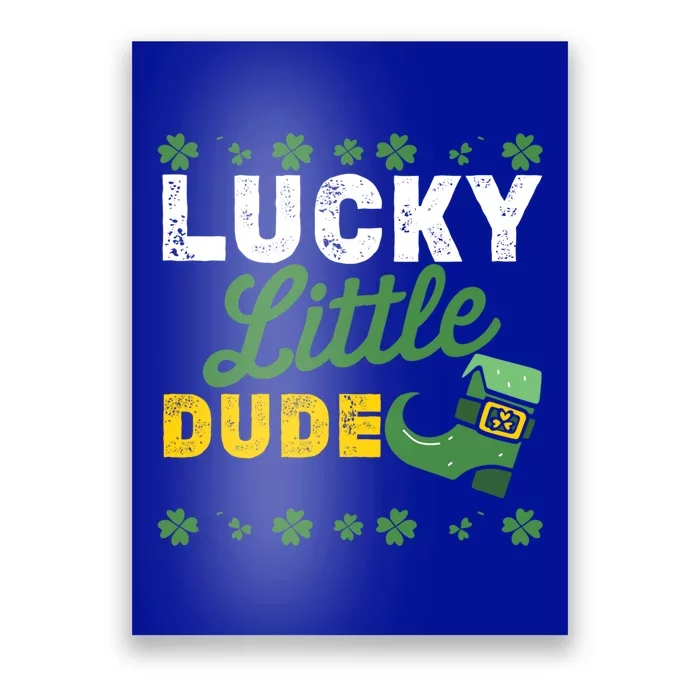 Lucky Little Dude Funny St Patricks Day Gift Poster