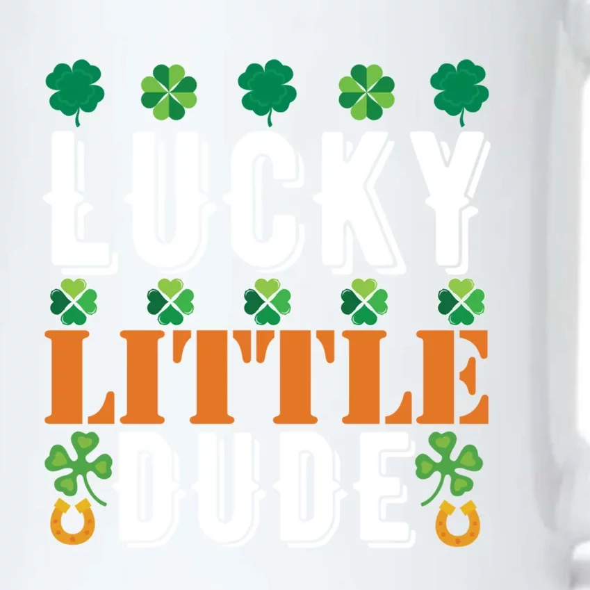 Lucky Little Dude Funny St Patrick' Day Gift Black Color Changing Mug