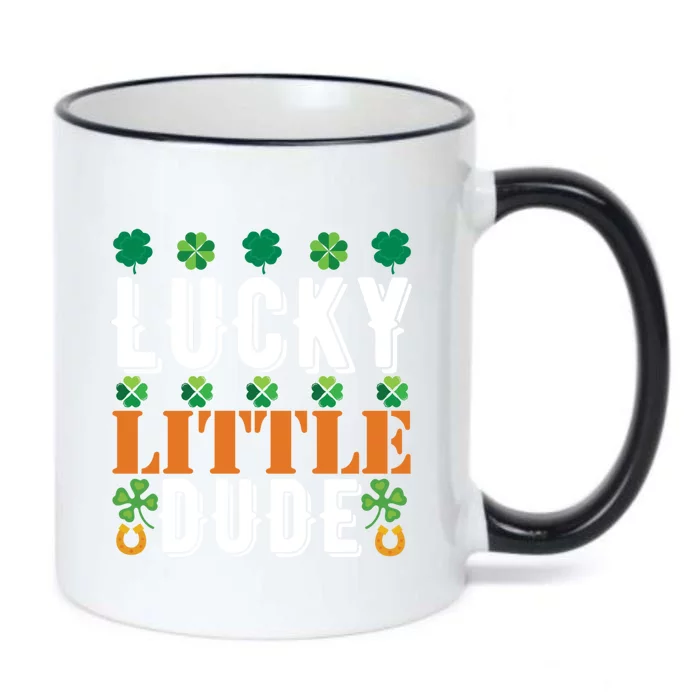 Lucky Little Dude Funny St Patrick' Day Gift Black Color Changing Mug