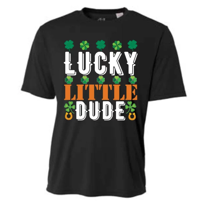 Lucky Little Dude Funny St Patrick' Day Gift Cooling Performance Crew T-Shirt