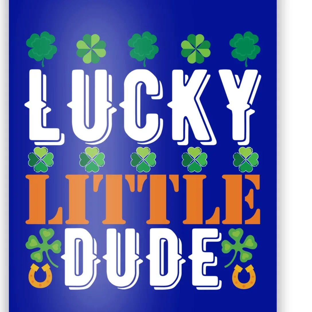 Lucky Little Dude Funny St Patrick' Day Gift Poster