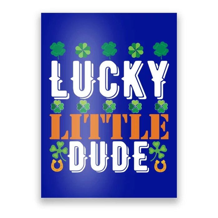 Lucky Little Dude Funny St Patrick' Day Gift Poster