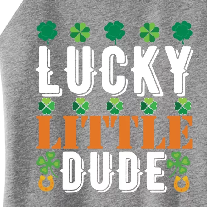 Lucky Little Dude Funny St Patrick' Day Gift Women’s Perfect Tri Rocker Tank