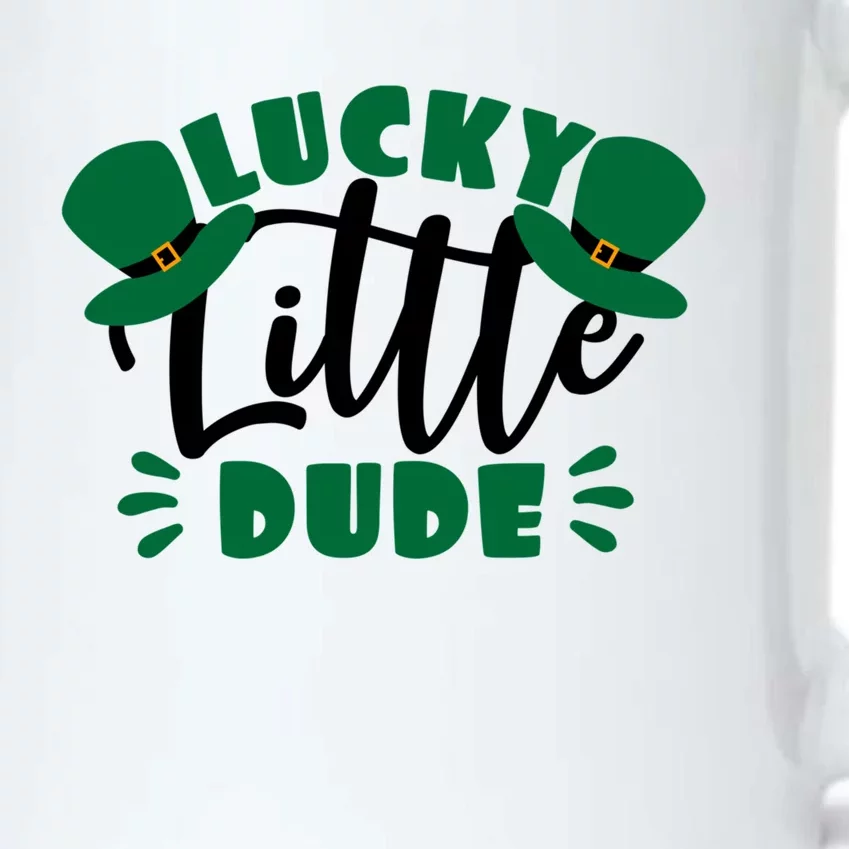 Lucky Little Dude St Patrick's Day Costume Short Sleeve Gift Black Color Changing Mug