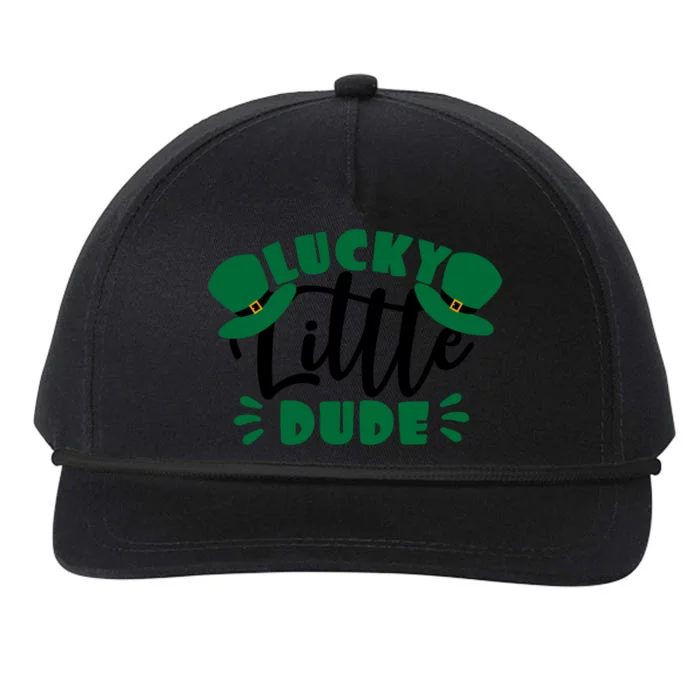 Lucky Little Dude St Patrick's Day Costume Short Sleeve Gift Snapback Five-Panel Rope Hat