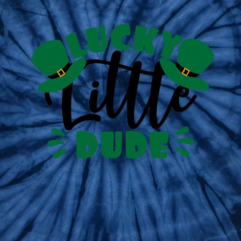 Lucky Little Dude St Patrick's Day Costume Short Sleeve Gift Tie-Dye T-Shirt