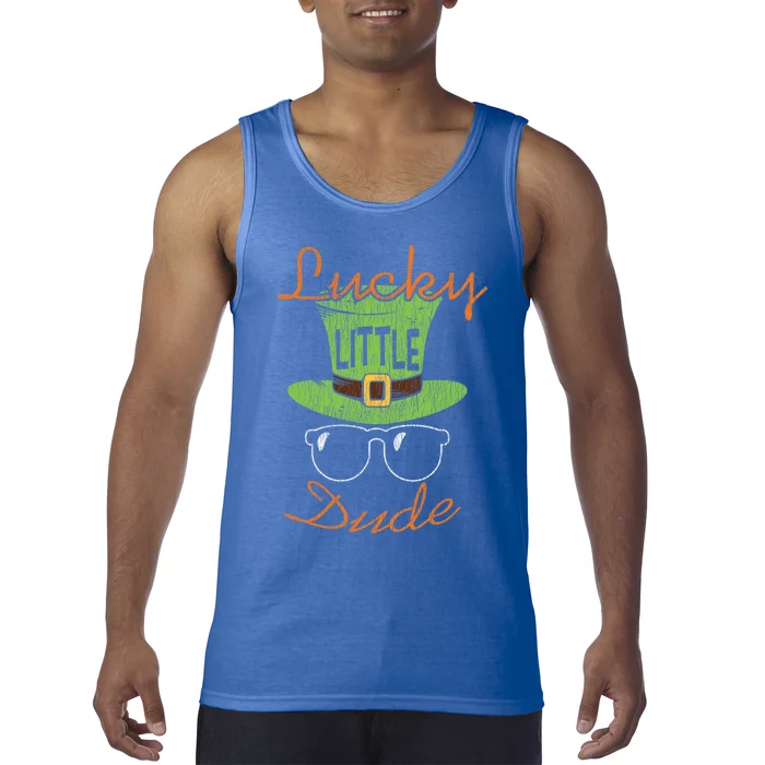 Lucky Little Dude St Patrick's Day Matching Gift Funny Gift Tank Top