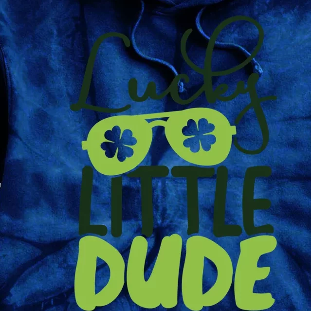 Lucky Little Dude St Patrick's Day Gift Tie Dye Hoodie