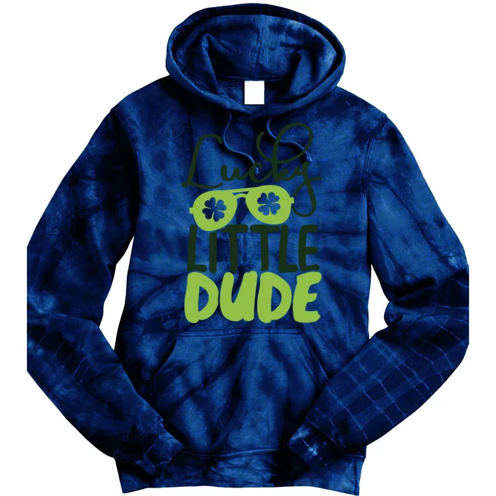 Lucky Little Dude St Patrick's Day Gift Tie Dye Hoodie