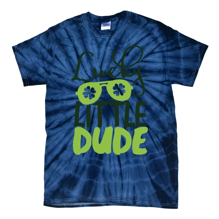 Lucky Little Dude St Patrick's Day Gift Tie-Dye T-Shirt