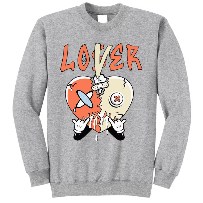 Loser Lover Drip Heart Crimson Bliss 5s Matching Tall Sweatshirt