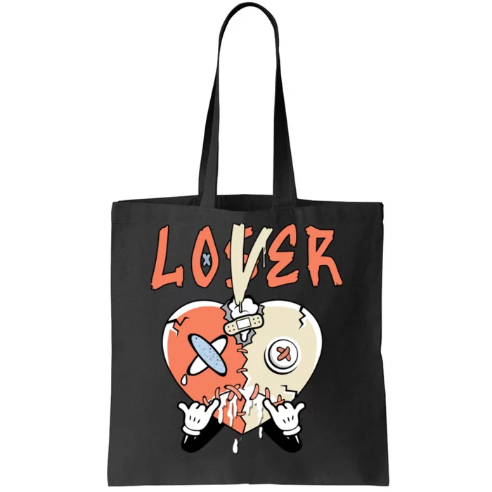 Loser Lover Drip Heart Crimson Bliss 5s Matching Tote Bag