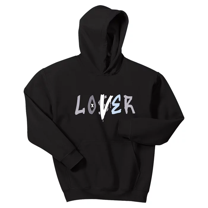 Loser Lover Drip Cement Grey 11s Matching Kids Hoodie