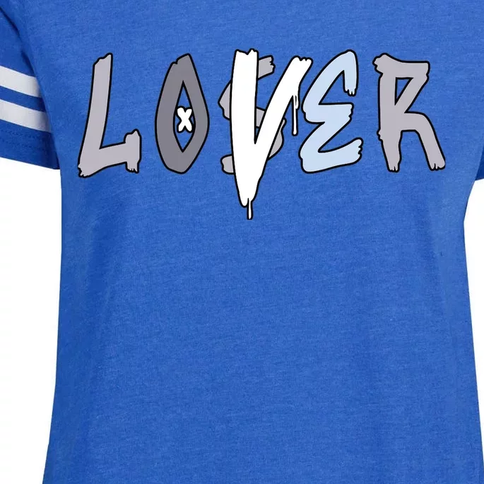 Loser Lover Drip Cement Grey 11s Matching Enza Ladies Jersey Football T-Shirt