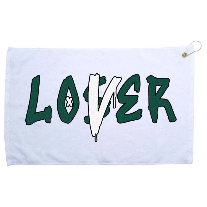 Loser Lover Drip Matching Oxidized Green 4s Grommeted Golf Towel