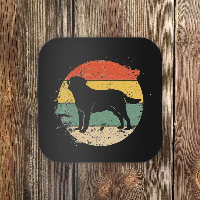 Labrador Lab Dog Yellow Black Labrador Retriever Coaster