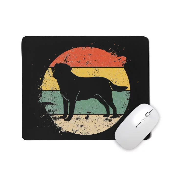 Labrador Lab Dog Yellow Black Labrador Retriever Mousepad