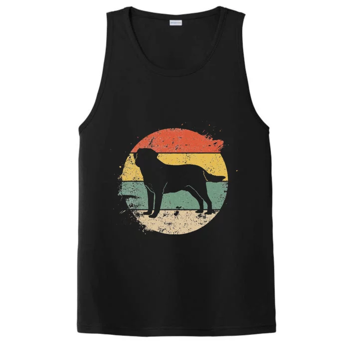 Labrador Lab Dog Yellow Black Labrador Retriever Performance Tank