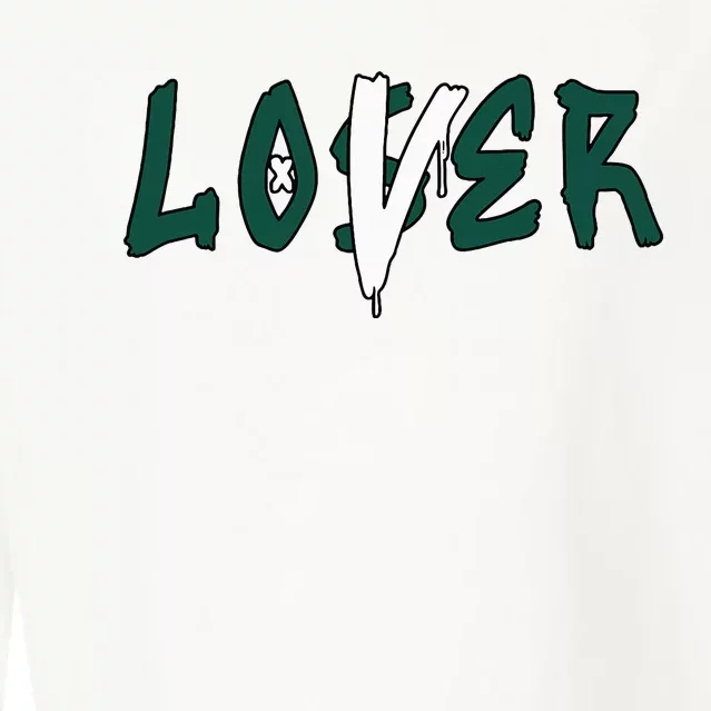 Loser Lover Drip Matching Oxidized Green 4s Cropped Pullover Crew