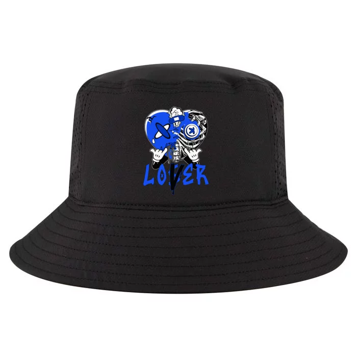 Loser Lover Dripping Heart Blue 5s Cool Comfort Performance Bucket Hat