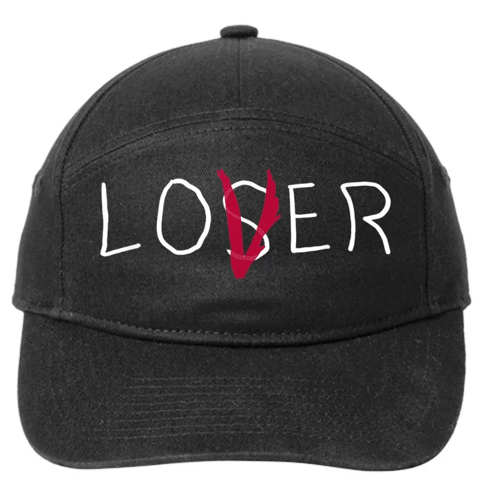 Loser Lover Dark Shirt 7-Panel Snapback Hat