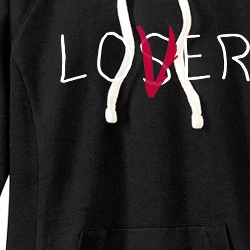 Loser Lover Dark Shirt Women's Fleece Hoodie