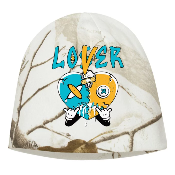 Loser Lover Drip Heart Retro Aqua 5s Matching Kati - Camo Knit Beanie