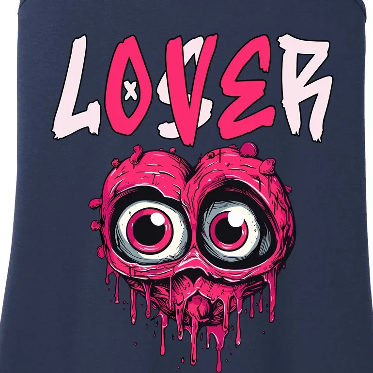 Loser Lover Drip Pink Heart Matching Outfit Ladies Essential Tank