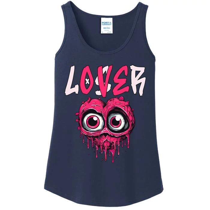 Loser Lover Drip Pink Heart Matching Outfit Ladies Essential Tank