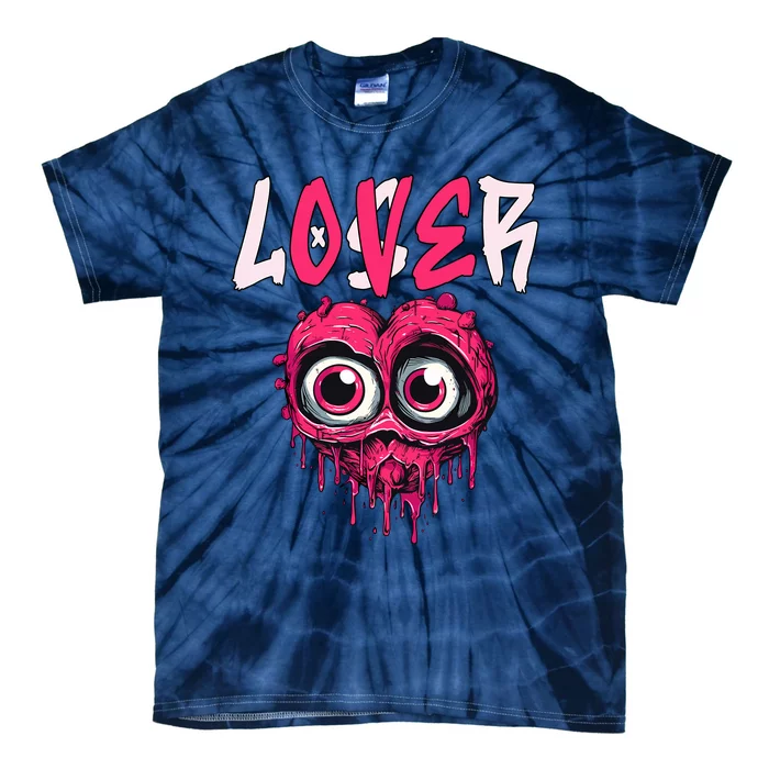 Loser Lover Drip Pink Heart Matching Outfit Tie-Dye T-Shirt