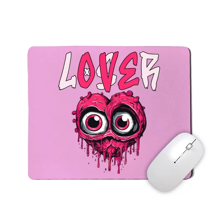 Loser Lover Drip Pink Heart Matching Outfit Mousepad