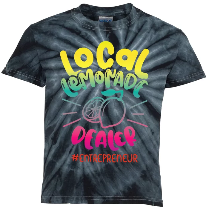 Local Lemonade Dealer Entrepreneur for Lemonade Founder CEO Kids Tie-Dye T-Shirt