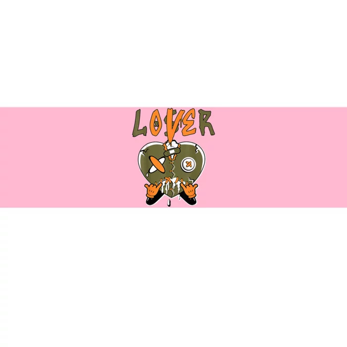 Loser Lover Drip Heart Olive Green 5s Matching Bumper Sticker