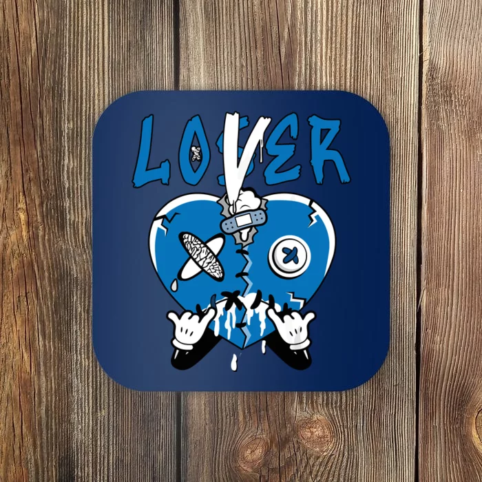 Loser Lover Drip Heart Wizard 3s Matching Coaster