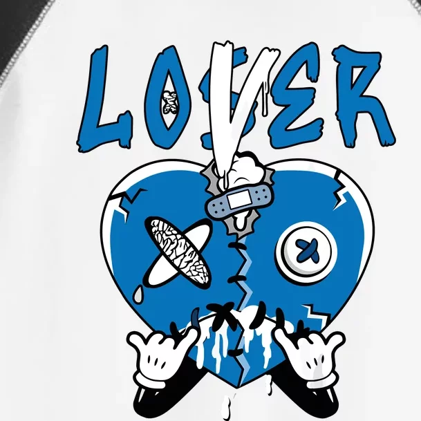 Loser Lover Drip Heart Wizard 3s Matching Toddler Fine Jersey T-Shirt