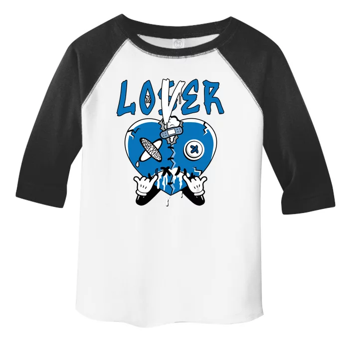 Loser Lover Drip Heart Wizard 3s Matching Toddler Fine Jersey T-Shirt