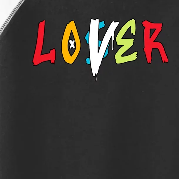 Loser Lover Drip Fruity Pebbles Dunk Low Matching Toddler Fine Jersey T-Shirt