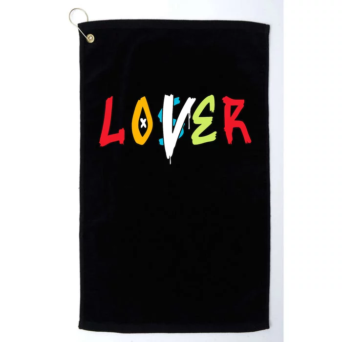 Loser Lover Drip Fruity Pebbles Dunk Low Matching Platinum Collection Golf Towel