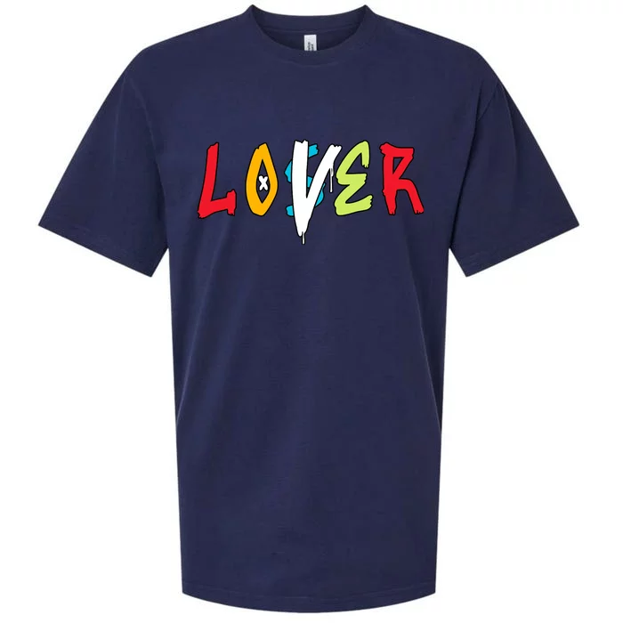 Loser Lover Drip Fruity Pebbles Dunk Low Matching Sueded Cloud Jersey T-Shirt