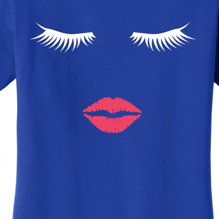 Lash Lady Eyelashes And Make Up Artist Gift For Beautician Gift Women's T-Shirt