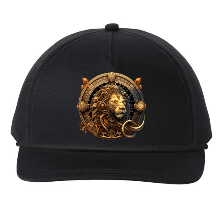 Leo Snapback Five-Panel Rope Hat